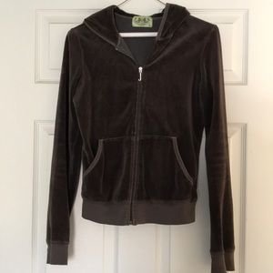 Juicy Couture velour zip hoodie